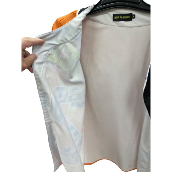 Hop Fashion Bel-Air 23 womans orange green Jersey Size M SKU 8420 - Picture 14 of 16